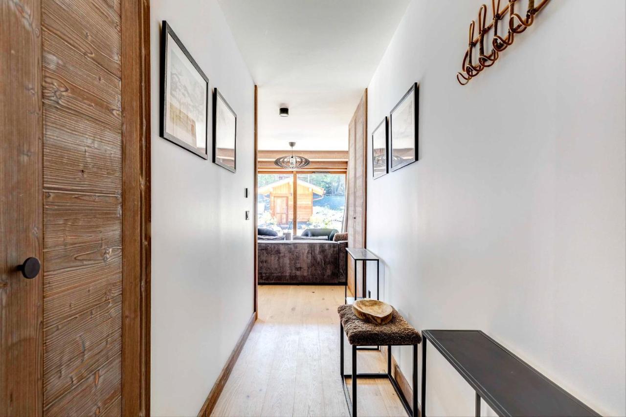 4-Room Apartment With Garden, Gym And Shared Spa Megève Esterno foto