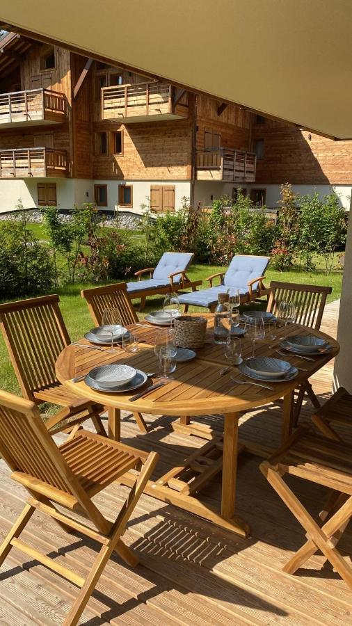 4-Room Apartment With Garden, Gym And Shared Spa Megève Esterno foto